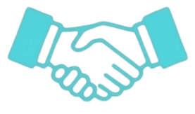 Handshake icon symbolizing security and trust in security services at Focus Group Security.